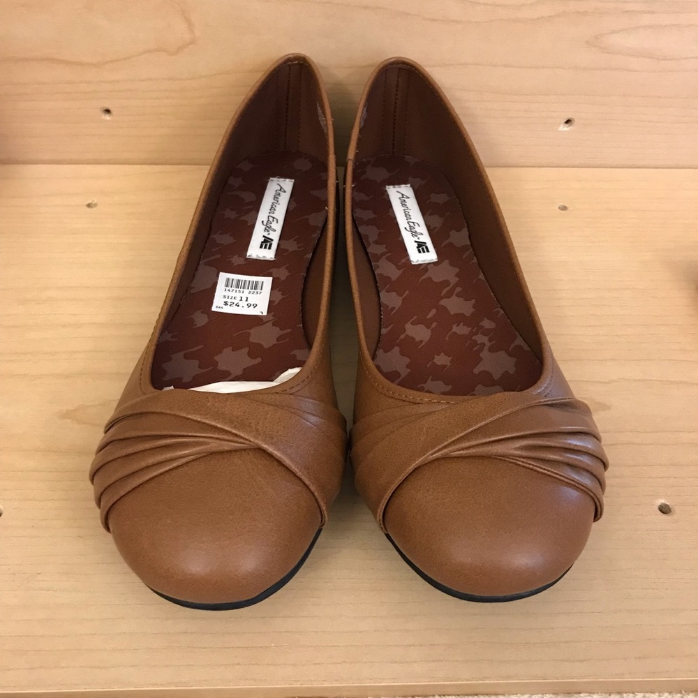 Bayley Cognac flats
